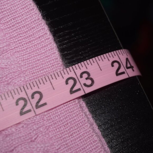 Vintage 90s Cashmere Cable Knit Cardigan Sweater - Picture 7 of 7